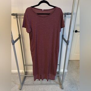 Large red dress